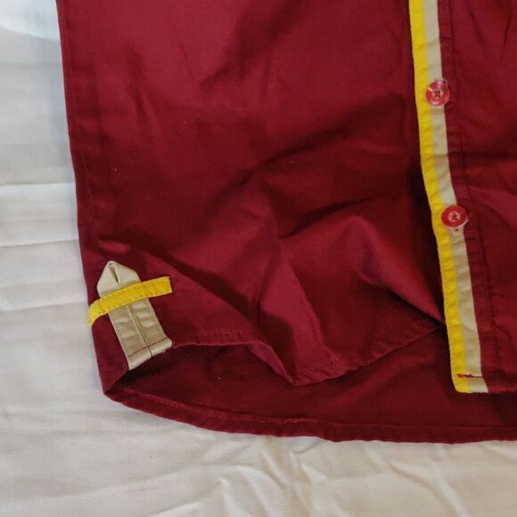 My Child Burgundy Button‎ Down Collared Shirt - Picture 5 of 8